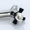 Stainless Steel Brushed Outdoor Garden Washing Machine Tap Sink Faucet G1/2 Threaded Cold Water Taps