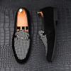 Mode Luxusmode Herren Charme Metallschnalle Freizeitschuhe Herren Slipper Loafer Heimkehr Hochzeitskleid Abschlussball Zapatillas Hombre Übergröße