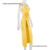 Women's Spaghetti Strap Hollow Out Long Skirt Dress