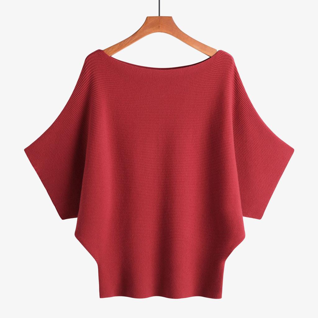 Loose Batwing Sleeve Tops In Multiple Colors