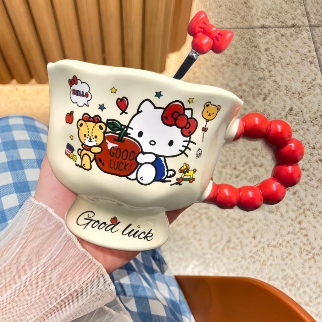 High-Quality Ceramic Mug - Cute and Creative Tea Cup Gift for Girls' Birthdays