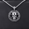 Nordic Celtic Viking Soaring Eagle Stainless Steel Men's Pendant Necklace