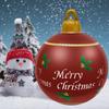 58/60cm Giant PVC Inflatable Christmas Ball Ornaments Outdoor Large Xmas Blow Ball Decorations for Christmas Party Ornaments