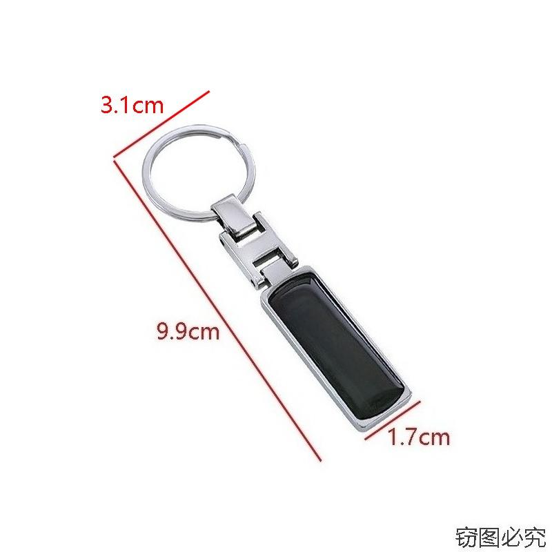 Metal Alloy Epoxy Car Keychain Business Key Ring Decoration for Chevrolet Aveo Malibu Spark Orlando Cruze Captiva Optra Trax