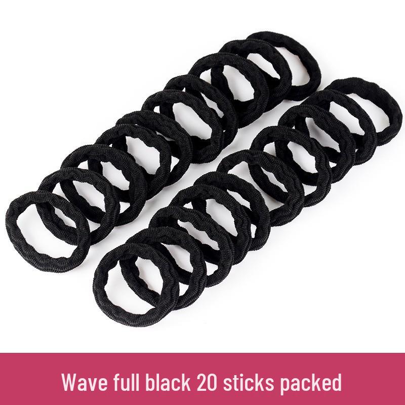 Korean Versatile Thick Hair Tie Rubber Band - Celebrity Adult Ponytail Accessory