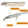 Automotive Tire Maintenance Tool Cleaning Hook  Car Gap Buckle Stone Tread Groove Remover Cleaner Universal Wheel Accessory
