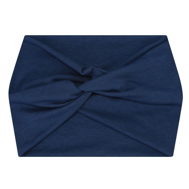 Afro breites elastisches Stirnband für Damen: Schweißabsorbierendes Yoga- & Lauf-Haarband.