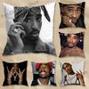 Rapper TTupac Pillow Gift Home Office Decoration Bedroom Sofa Car Cushion Cover Case