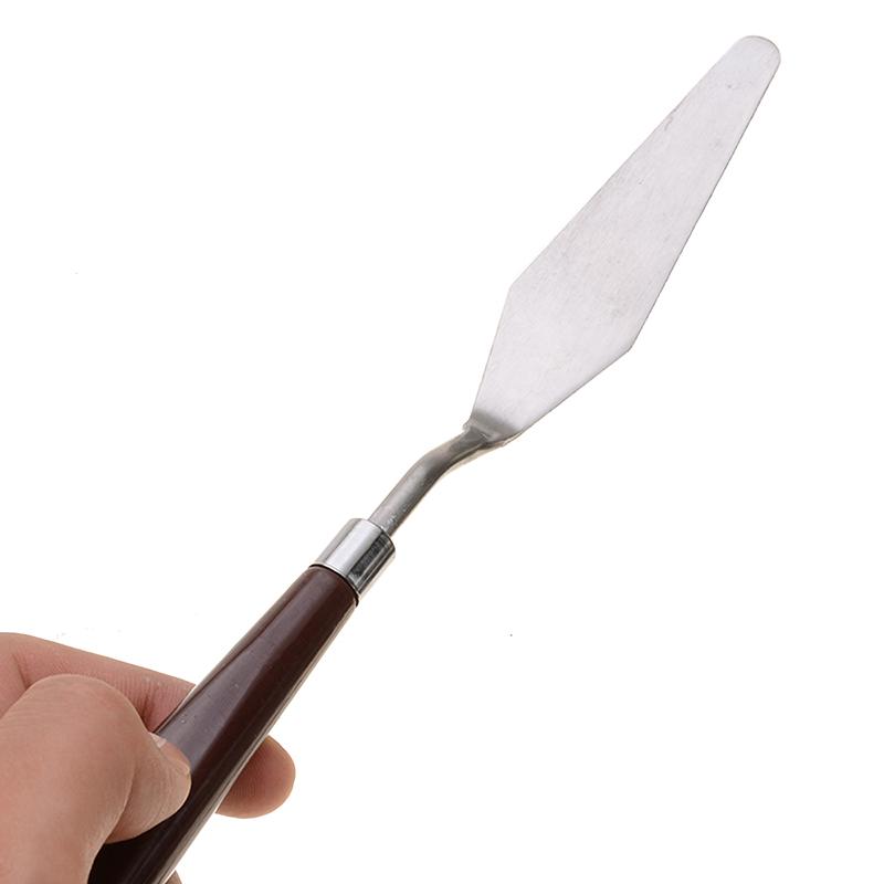 5 Teile/satz Edelstahl Spachtel Gebäck Werkzeuge Kuchen Creme Mixer Schaber Schaufel