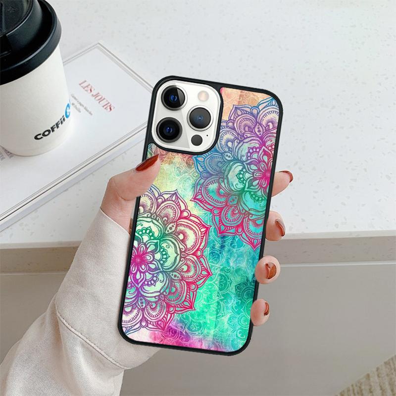 Indian Pattern Mandala Phone Case For iPhone 17 Air 16 Pro Max 15 14 Plus 12 13 Shell Cover Coque