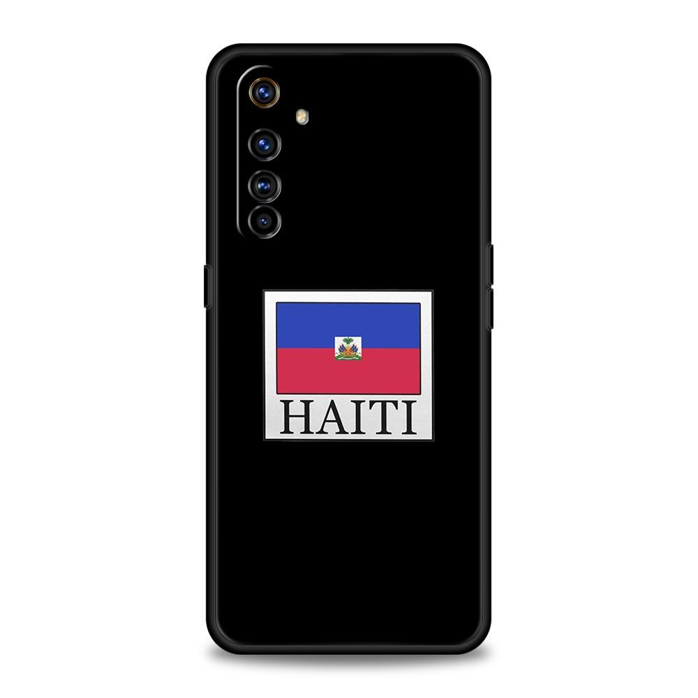 Phone Case For Realme 12 11 10 9 8 5G 7 6 GT5 GT3 GT2 Pro Plus C21 C11 C25 C35 For GT Neo 2 3 3T 5 Cover shipping Haiti Flag
