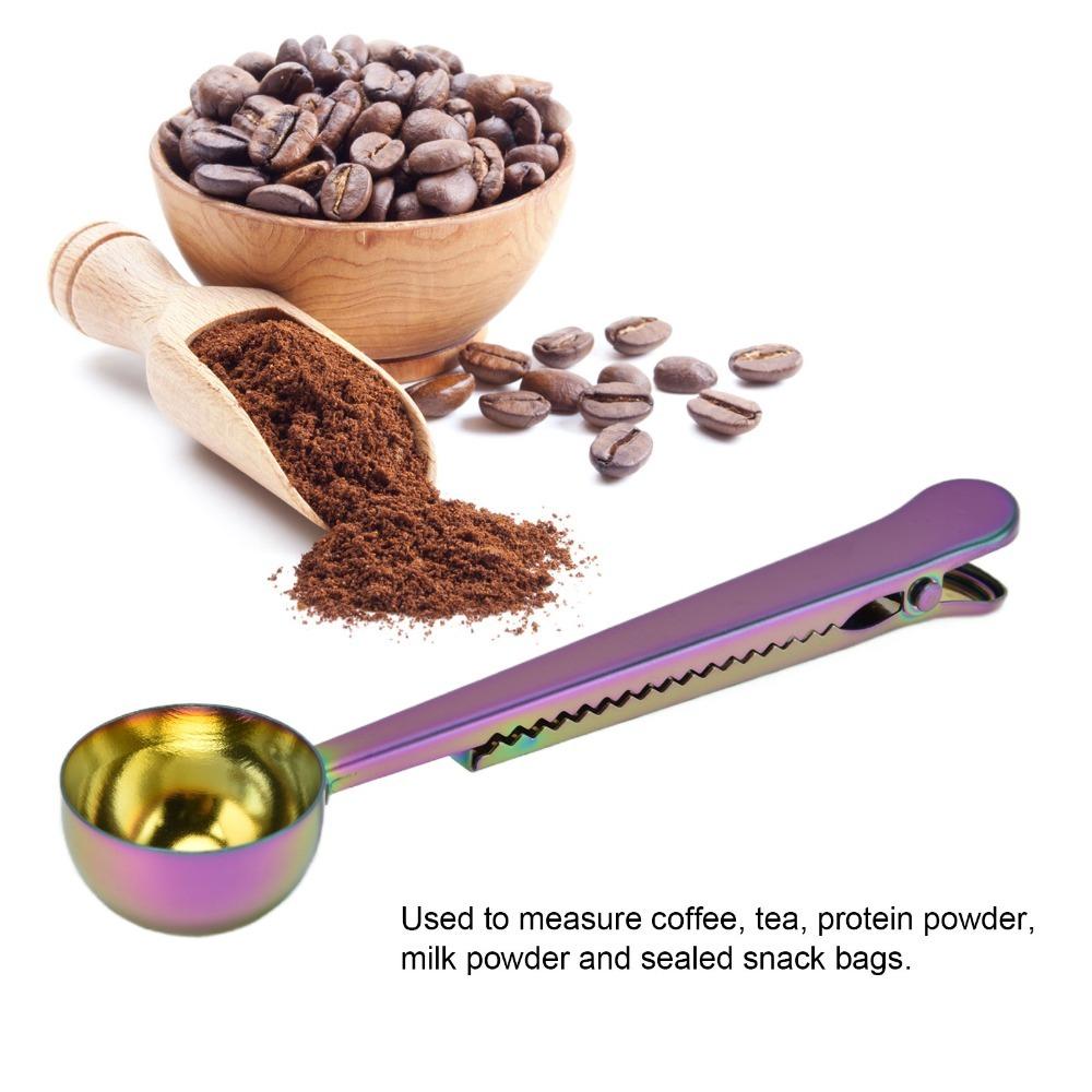 20ml Capacity Coffee Measuring Spoon Stainless Steel Milk Powder Spoon  For Home Use