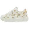 Louis Vuitton Time Out Sneakers 'White With Gold Monogram' Women's 1AAVVQ