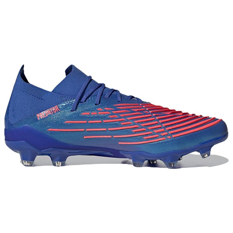 New Adidas Unisex Predator Edge.1 Low HG/AG Outdoor Boot 'Blue Orange' GZ6440
