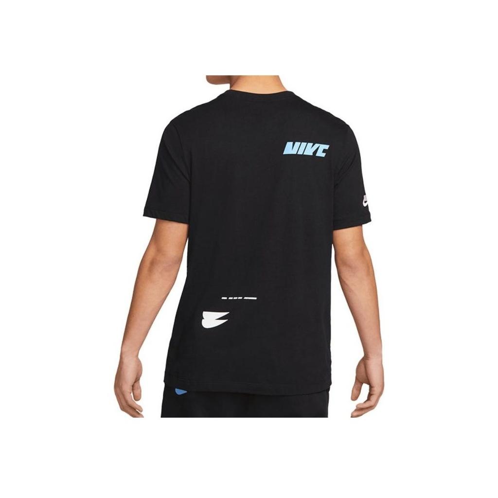 Nike Creative Print Short Sleeve T-Shirt Men Tops Black DM6378-010