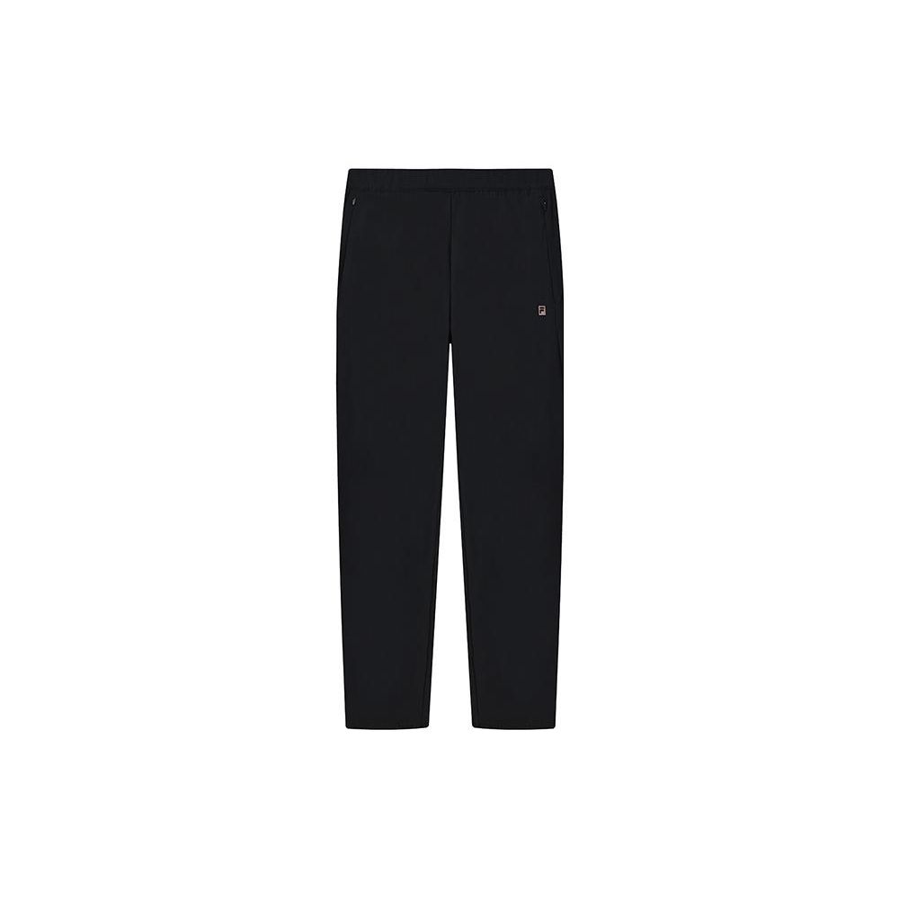 FILA Solid Color Logo Knitted Sports Pants Running Long Pants Women bottoms A11W221616FBK M