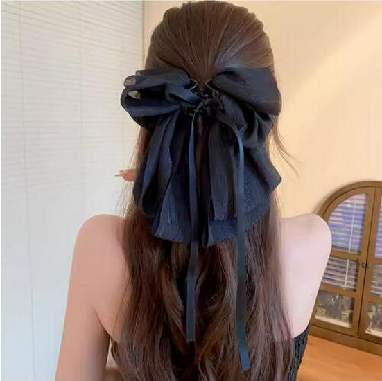 Enchanting Lily Flower Hair Clip: Elegant Shark Clip for Updos