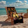 Ultra-Soft Beach Towel with Juice WRLD Theme,Ideal for Pool - Camping, Diving - Perfect Travel Essential, Vibrant Beach Towel.