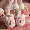 Cotton Slippers Women's Winter Wear Cute Pink Pig Ins Girl Heart Thick Bottom Home Plush Warm and Non-slip