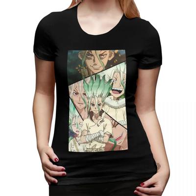 Senku Ishigami Dr Stone Apan Anime TShirt for Women ONeck Streetwear T Shirts Womens Short Sleeve Summer Clothes Tops