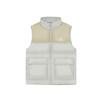Down Vests Men's Khaki Stand Collar Thickened Other AMV34307-SEN
