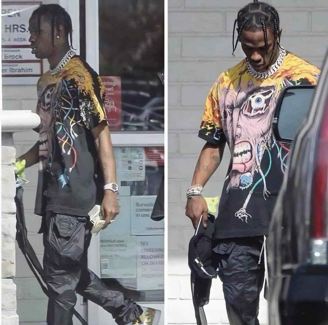 Liquid Blue astroworld Logan wolverine DARK Overload Black T-Shirt Travis Scott M