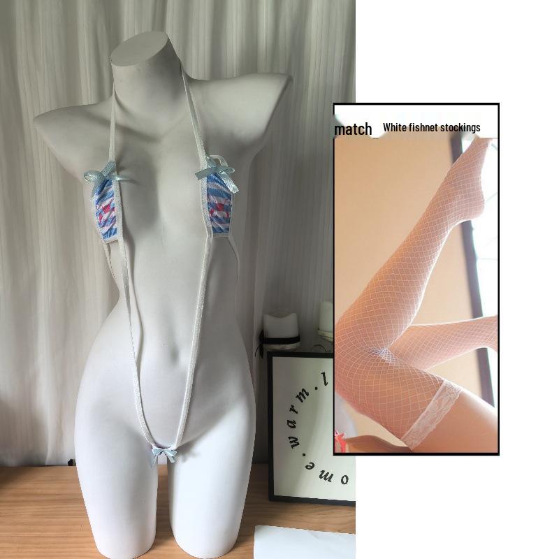 Ishan Niedliches Häschen Dessous Set - Verführerischer 3-teiliger Kawaii Body mit Schnellverschluss