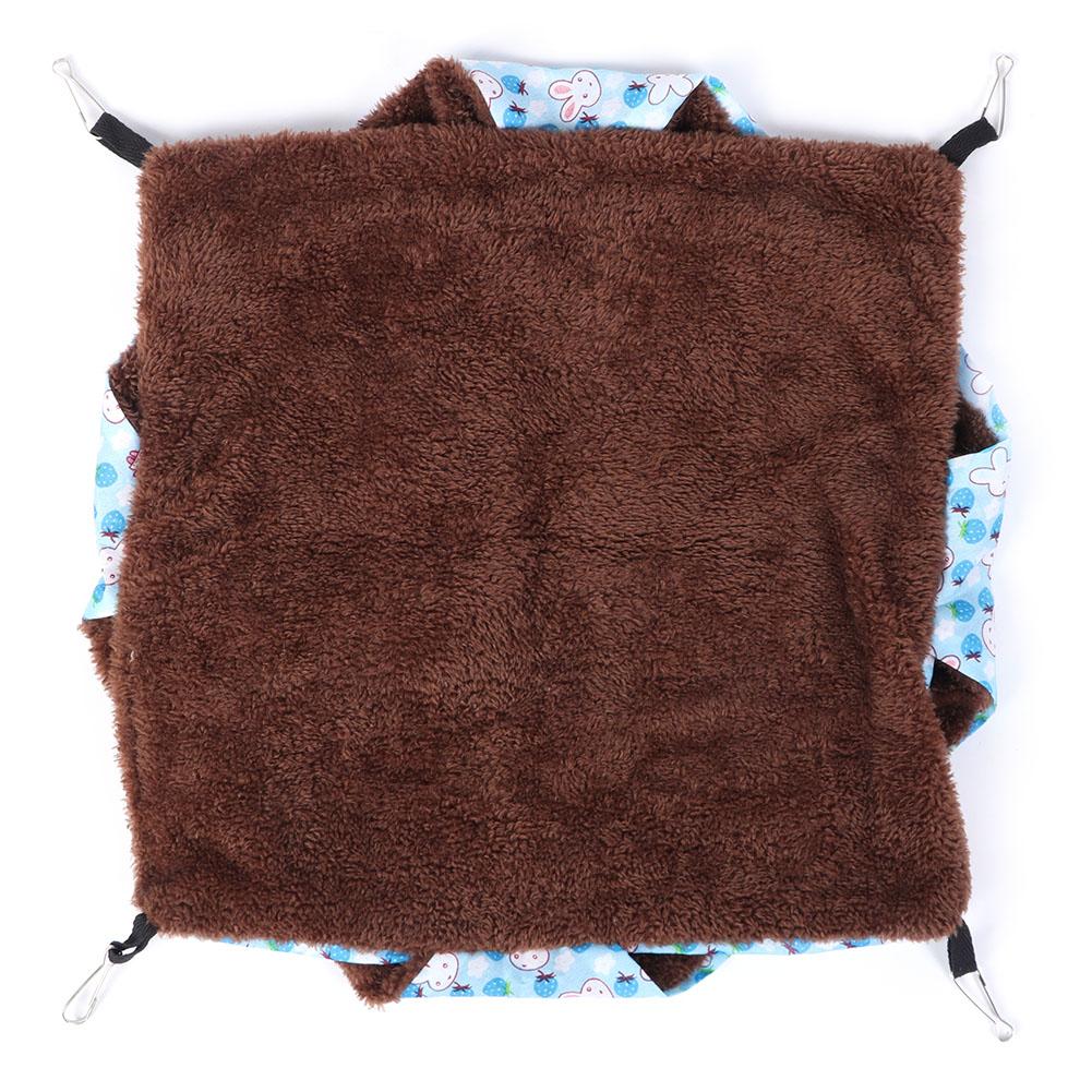 Zweischichtige Zwischenlage Kleine Haustier Hängematte Nest Hängendes Schlafbett für Hamster Eichhörnchen