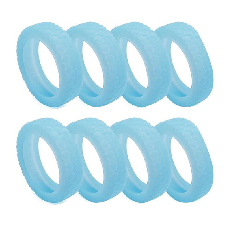 

Good-8Pcs Suitcases Wheel Covers,Silicone Luggage Compartment Wheel Cover For Most 8 Spinner Wheels