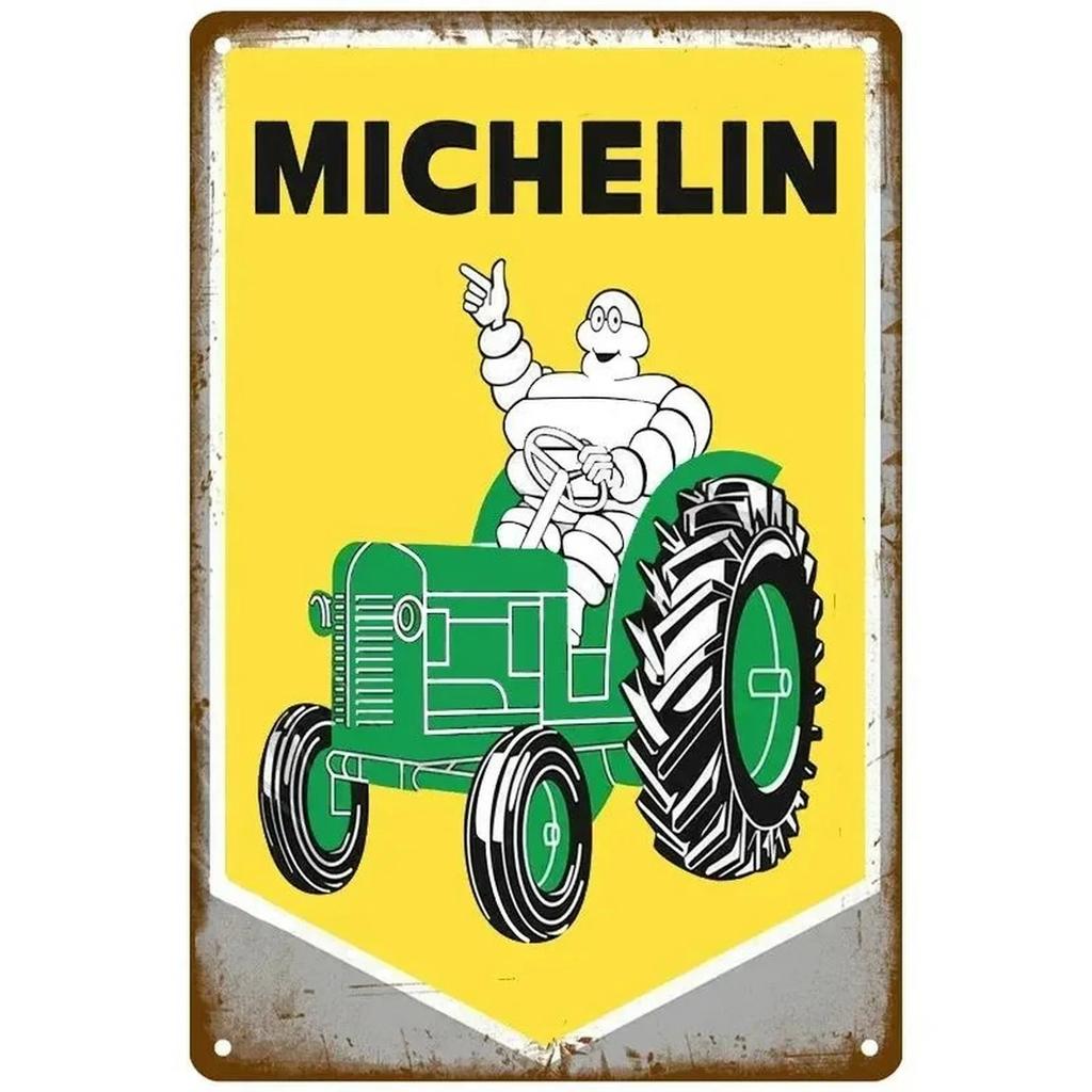 Tire Garage Shop Plaque Metal Tin Signs Wall Decoration Vintage Art Posters Iron Painting for Man Cave Home Cafe Garden Club Bar