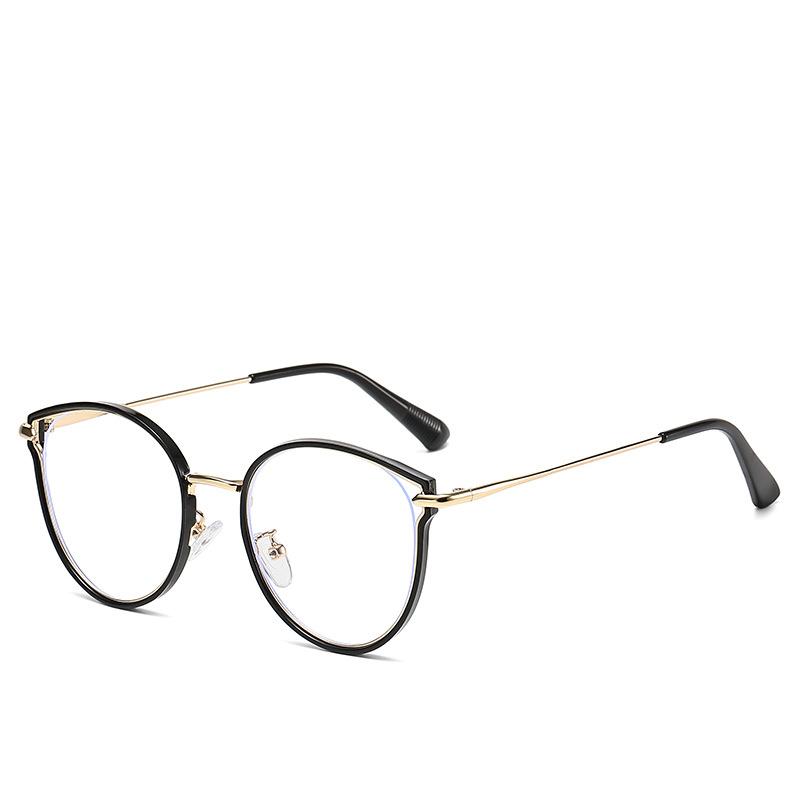 

Anti-blue Light Prescription Glasses Fashion Men Women Myopia Eyewear With Recipe Designer Populor Accessory Eyeglasses TR-90 Single Version&1.56&Anti Blue Ray золотой