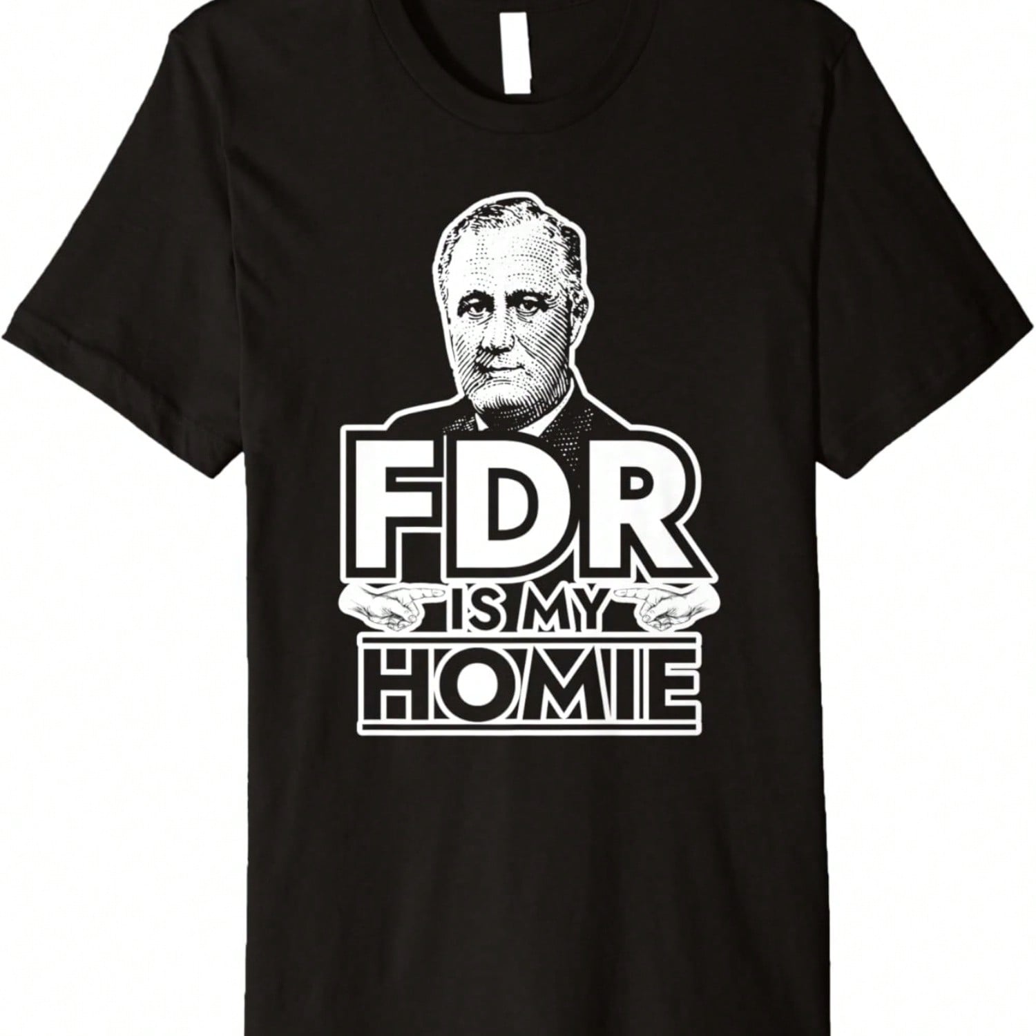 FDR New Democrat Franklin Delano Roosevelt New Premium T-Shirt S разноцветный