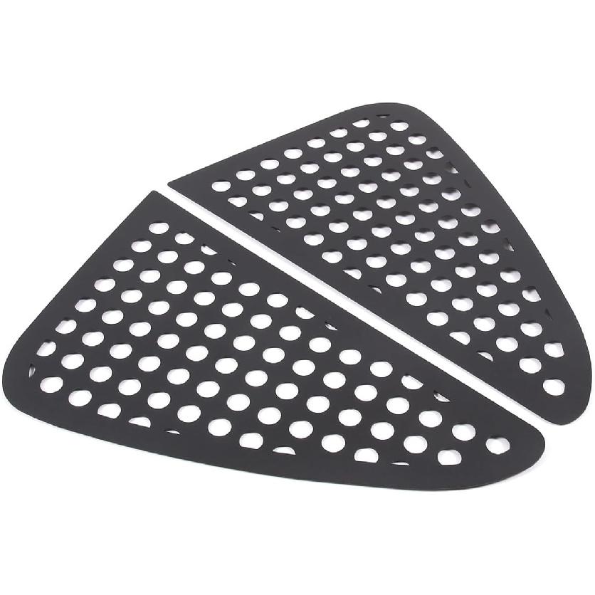 Rear Side Window Louvers Air Ven Trim Accessories Compatible with Kia Soul 2009-2024 Automotive Rear Window Triangular Glass Decorative Cover