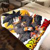 1pz Coperta in Flanella con Stampa Son Goku, Alta Qualità per Tutte le Stagioni, Decorazione per la Casa, Calore e Comfort, Perfetta per Regali di Natale