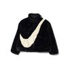 Women'ss Oversized Swoosh Logo Jacket Black/Fossil CU6558-010