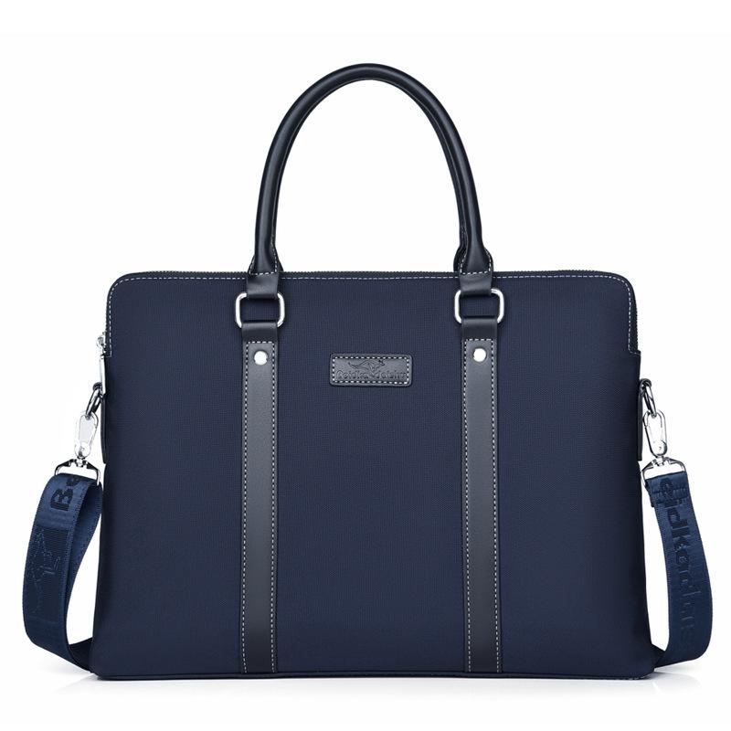 

Мужская сумка новая деловая сумка-мессенджер для поездок на работу сумка для компьютера горизонтальный мужской портфель синий