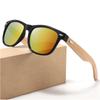 Retro Wood Sunglasses Men Women Bamboo UV400 Gold Mirror Sport Goggles Brand Design Sun Glasses Shades