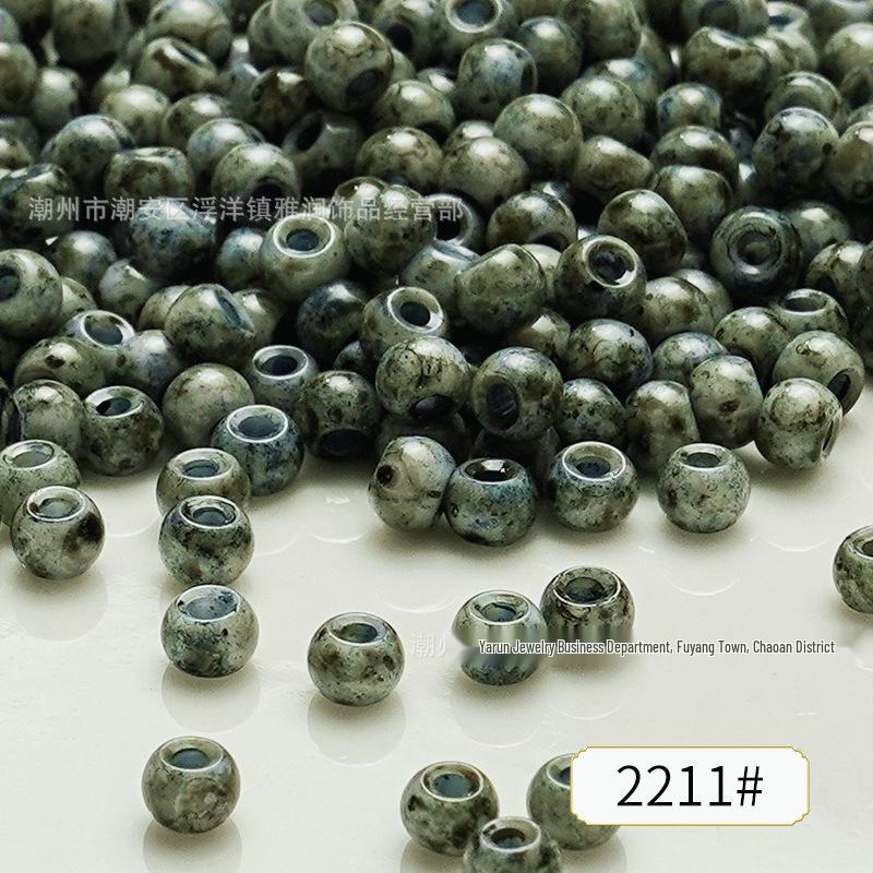4mm Picasso Glass Seed Beads for DIY Jewelry: Bracelet, Necklace, Ring Accessories
