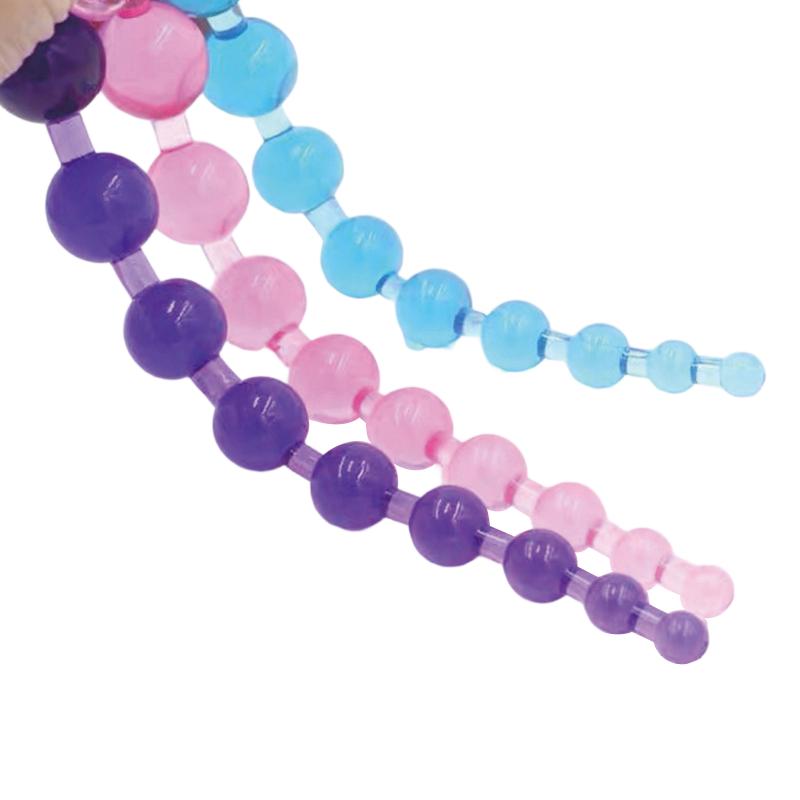 Jelly Anal Beads For Men And Women Vagina Plug Play Pull Ring Ball Butt Beads Stimulator Adult Sex Toy For Couples Gay Male