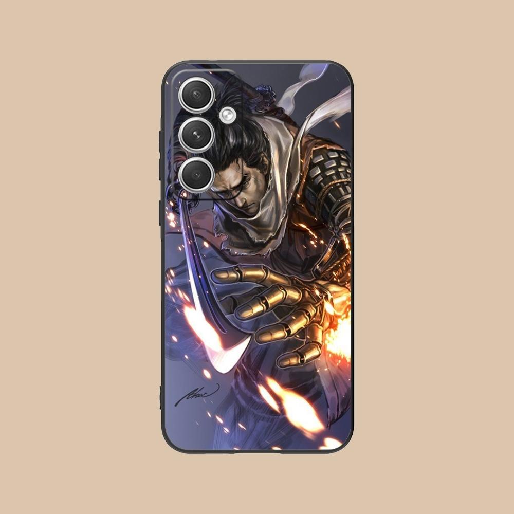Sekiro Shadows Smart Mobile Cell Phone Case for Samsung Galaxy S24 S23 S22 S21 S20 S10 S9 Plus FE Ultra Lite Black Cover Shell