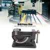Drill Press Vise Cast Iron Body Corrosion‑Resistant Hardware Accessory 3‑Inch Tiltable Drill Press Vise