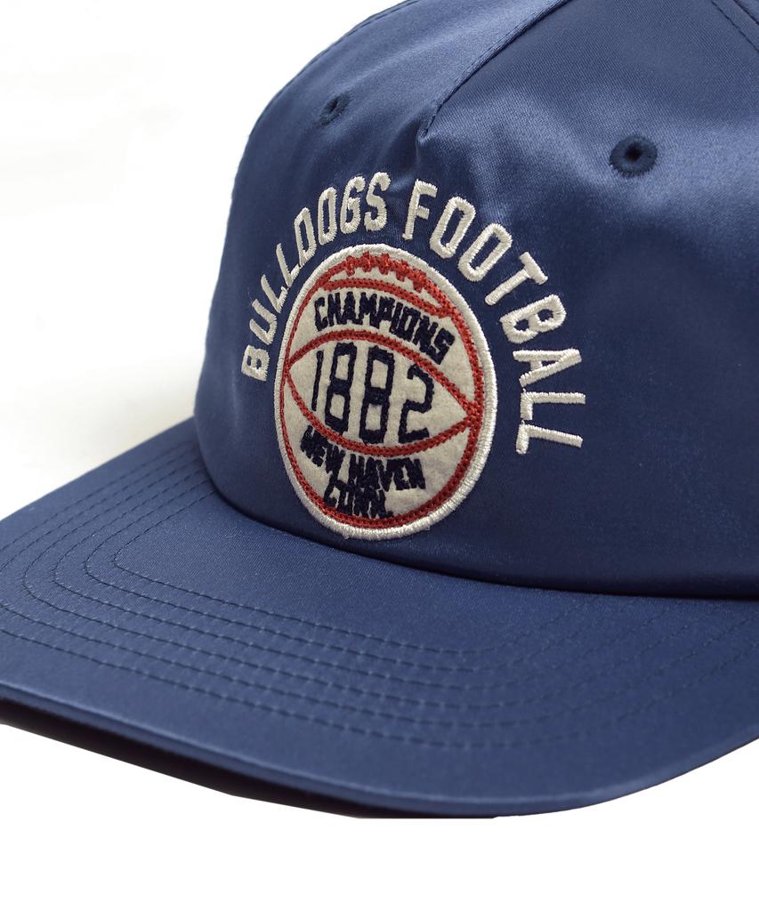 YALE 1882 Football Champions Satin Snap Cap_Blue