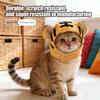 Cat Tiger Hat Cute Hat with Adjustable Pet Hat Ears Warm Plush Tiger with Ear Holes for Kittens