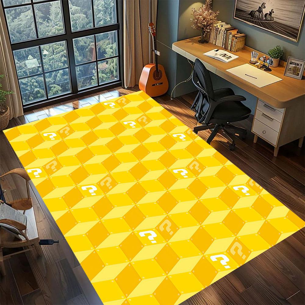 Mario anime character Carpet for Living Room Bedroom Home Decor Cool Movie Mat Play Floor Mat