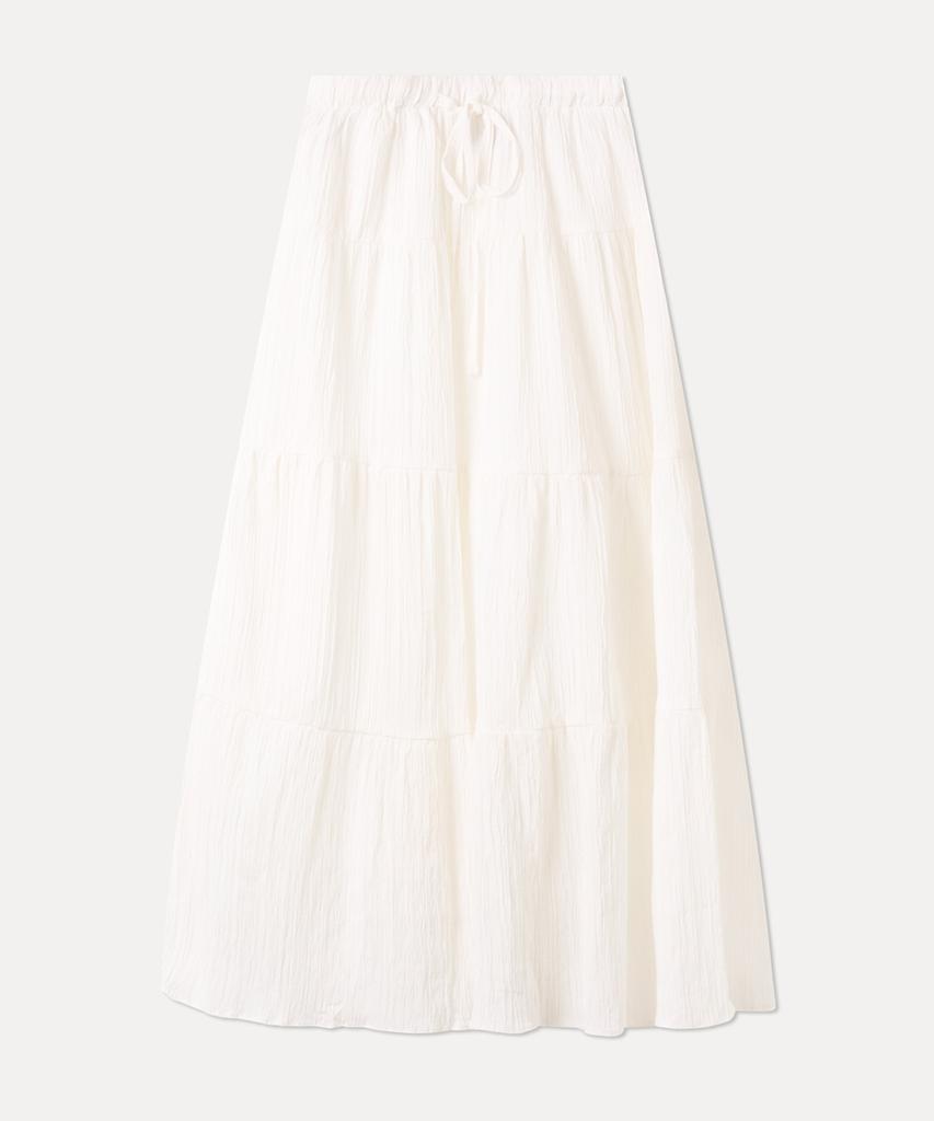 MIXXO Tiered Elastic Long Skirt Re Whf70Qg_Miwwhf80Qg