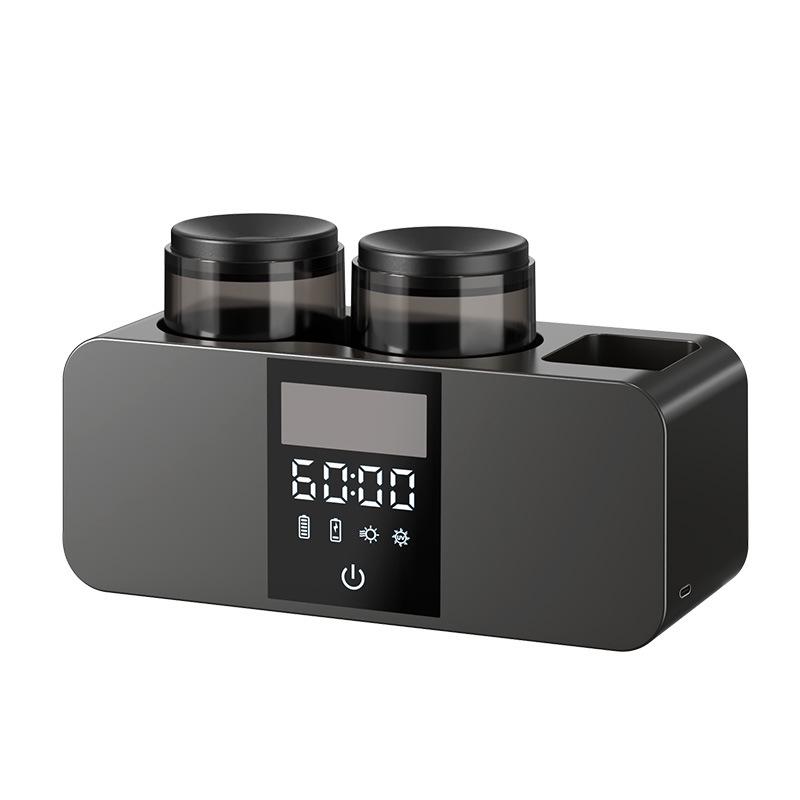 Smart Wall-Mounted Toothbrush Holder & UV Sterilizer with LCD Drying Feature