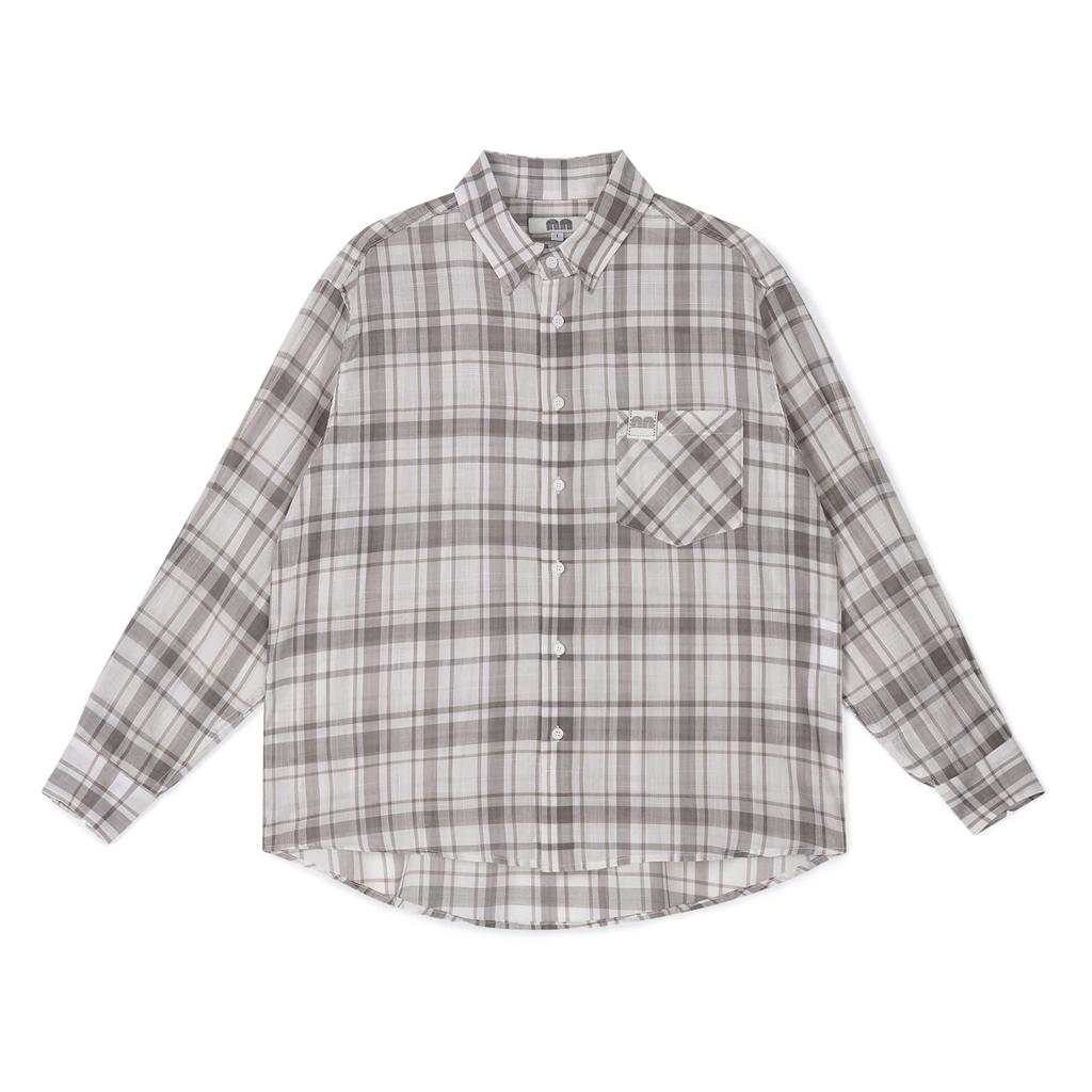 NOT NEW Nn Label Check Shirts Gray