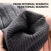 Warm Knee Pads 3D Knit Cashmere Breathable Warmer Heated Knee Wrap For Men Family Friends Indoor Outdoor Running Cycling Offices