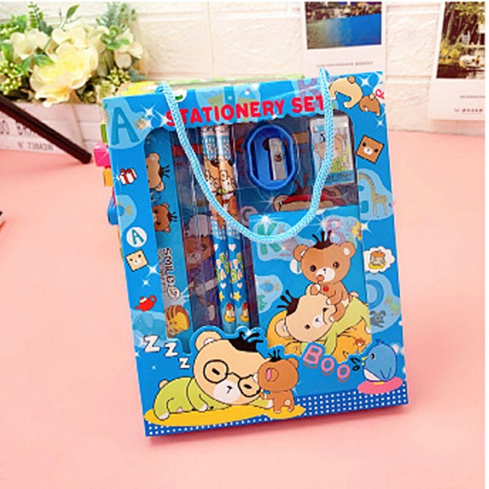 

Наградные подарки, канцелярские принадлежности для студентов, подарочная коробка для изучения, карандашная линейка, ластик, подарки для детей