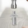 50Pcs Aluminum Alloy Hammer Drive Rivets Round Head Piercing Rivets  Furniture Assembly